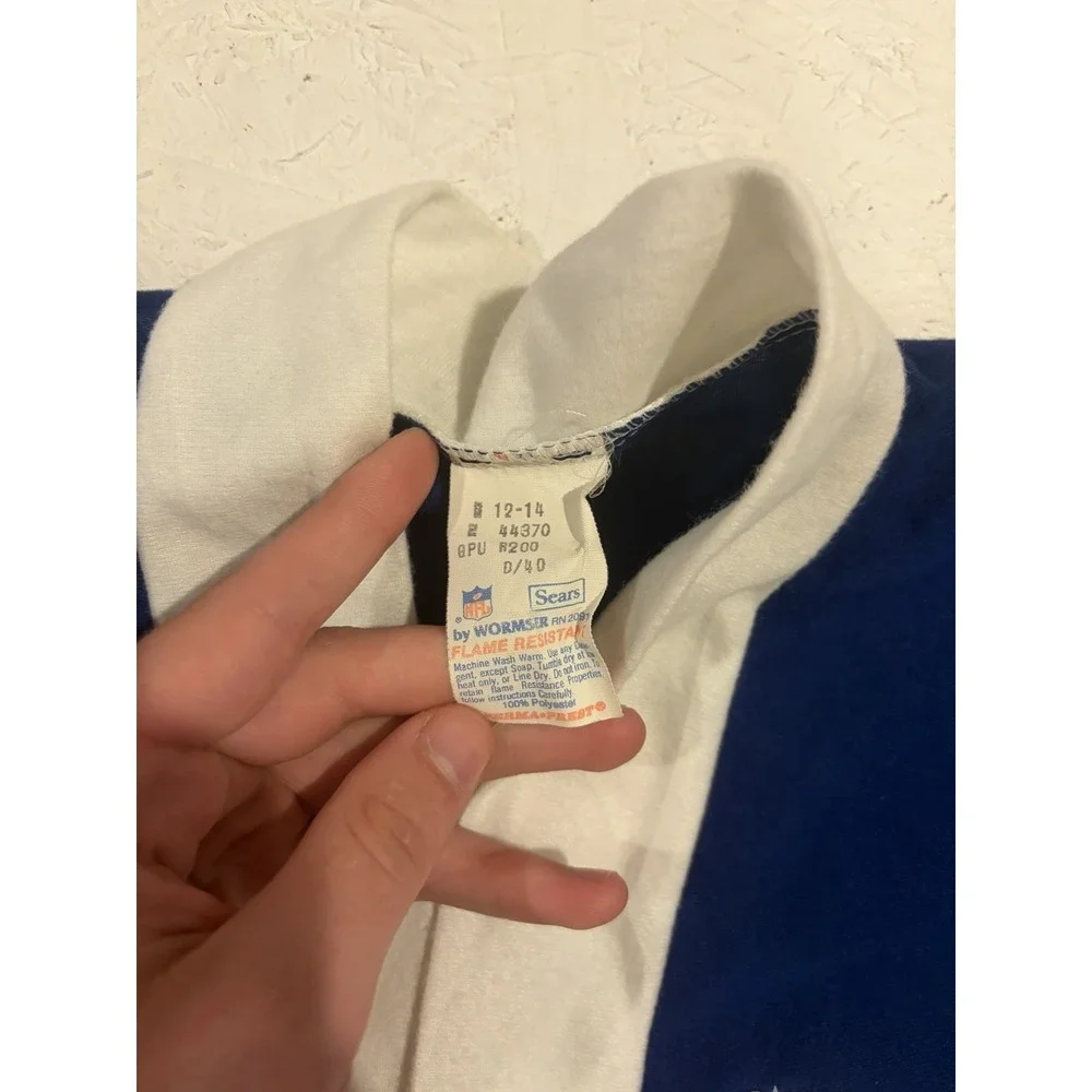 Vintage Sears 1970s 1980s NFL Dallas Cowboys Robe Kids Size L Football‎ Clothing